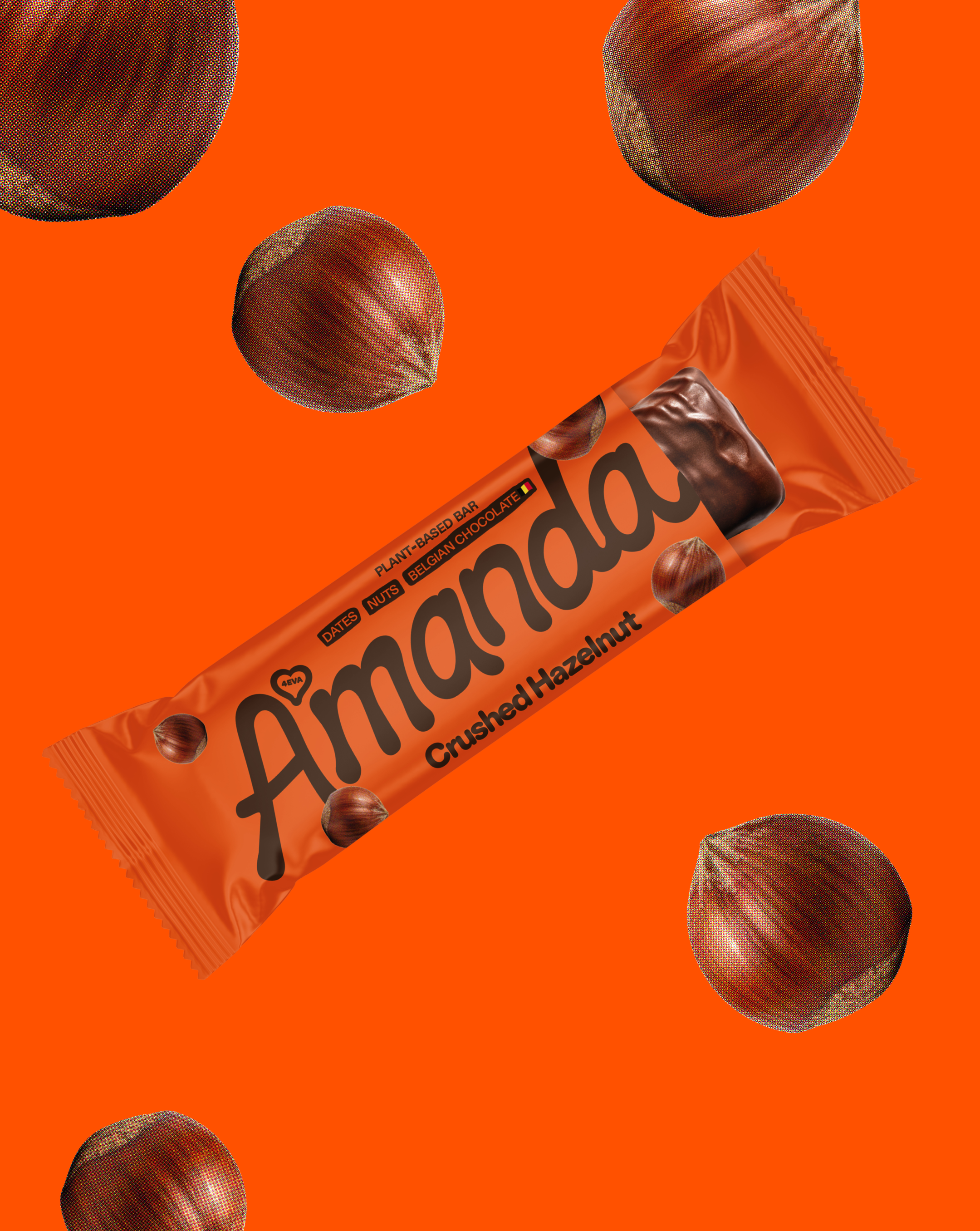 Crushed hazelnut